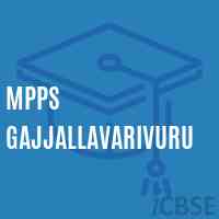 Mpps Gajjallavarivuru Primary School Logo