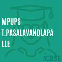 Mpups T.Pasalavandlapalle Middle School Logo