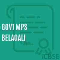 Govt Mps Belagali Middle School Logo