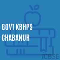 Govt Kbhps Chabanur Middle School Logo