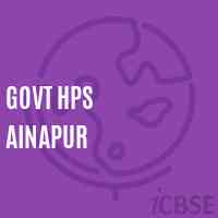 Govt Hps Ainapur Middle School Logo