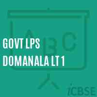 Govt Lps Domanala Lt 1 Primary School Logo