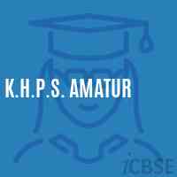 K.H.P.S. Amatur Middle School Logo