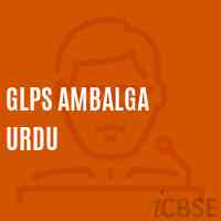Glps Ambalga Urdu Primary School Logo