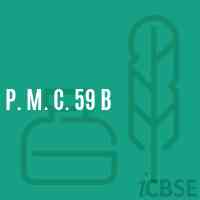 P. M. C. 59 B Middle School Logo