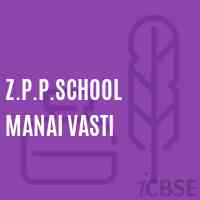 Z.P.P.School Manai Vasti Logo