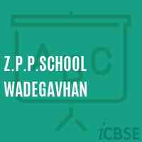 Z.P.P.School Wadegavhan Logo