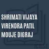 Shrimati Vijaya Virendra Patil Mouje Digraj Primary School Logo