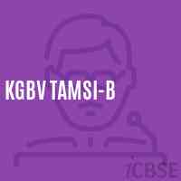 Kgbv Tamsi-B Secondary School Logo