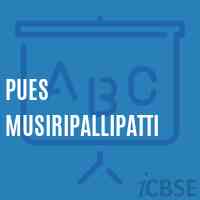 Pues Musiripallipatti Primary School Logo