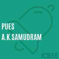 Pues A.K.Samudram Primary School Logo