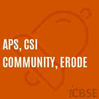 Aps, Csi Community, Erode Primary School Logo