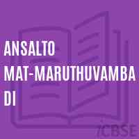 Ansalto Mat-Maruthuvambadi Secondary School Logo