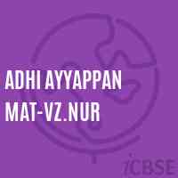 Adhi Ayyappan Mat-Vz.Nur School Logo