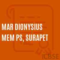 Mar Dionysius Mem Ps, Surapet Primary School Logo