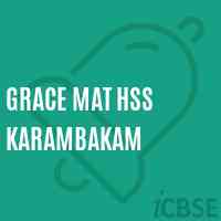 Grace Mat Hss Karambakam Senior Secondary School Logo