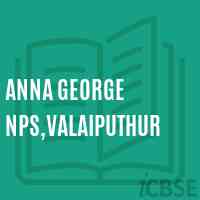 Anna George Nps,Valaiputhur Primary School Logo