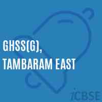 GHSS(G), Tambaram East High School Logo