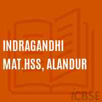 Indragandhi Mat.HSS, Alandur Secondary School Logo