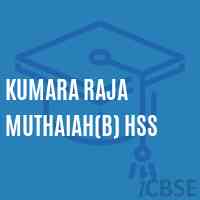 Kumara Raja Muthaiah(B) Hss High School Logo