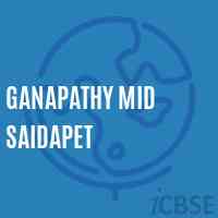 Ganapathy Mid Saidapet Middle School Logo