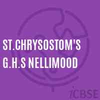 St.Chrysostom'S G.H.S Nellimood High School Logo