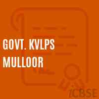 Govt. Kvlps Mulloor Primary School Logo
