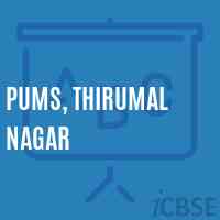 Pums, Thirumal Nagar Middle School Logo
