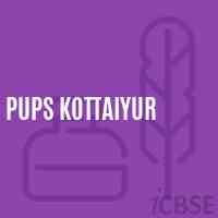 Pups Kottaiyur Primary School Logo