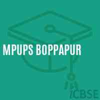 Mpups Boppapur Middle School Logo