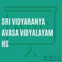 Sri Vidyaranya Avasa Vidyalayam Hs Secondary School Logo