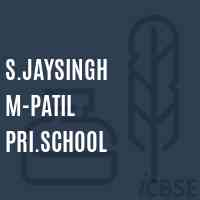 S.Jaysingh M-Patil Pri.School Logo
