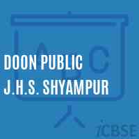 Doon Public J.H.S. Shyampur Middle School Logo