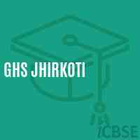 Ghs Jhirkoti Secondary School Logo