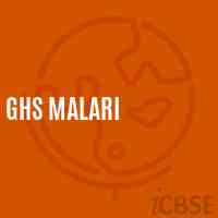 Ghs Malari Secondary School Logo