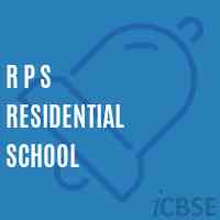 R P S Residential School Logo
