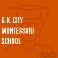 G.K. City Montessori School Logo