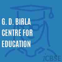 G. D. Birla Centre For Education School Logo