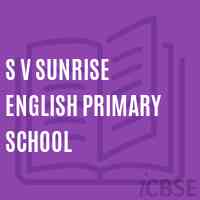 S V Sunrise English Primary School Logo