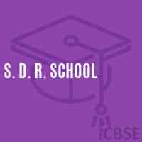 S. D. R. School Logo