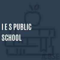 I E S Public School Logo