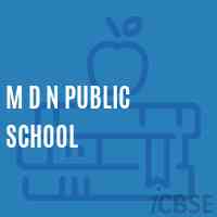 M D N Public School Logo