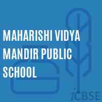 Maharishi Vidya Mandir public school Logo