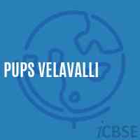 Pups Velavalli Primary School Logo