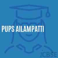 Pups Ailampatti Primary School Logo