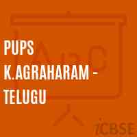 Pups K.Agraharam - Telugu Primary School Logo