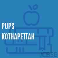 Pups Kothapettah Primary School Logo