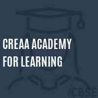 Creaa Academy For Learning School Logo