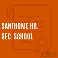 Santhome Hr. Sec. School Logo
