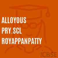 Alloyous Pry.Scl Royappanpatty Primary School Logo